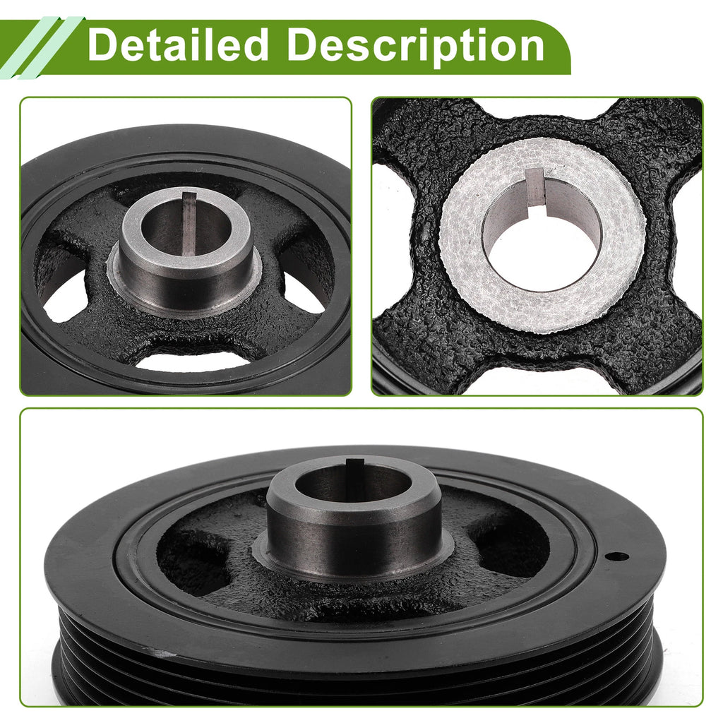 Engine Harmonic Balancer Crankshaft Pulley for Toyota Matrix (2003–2008) No. 13470-22021