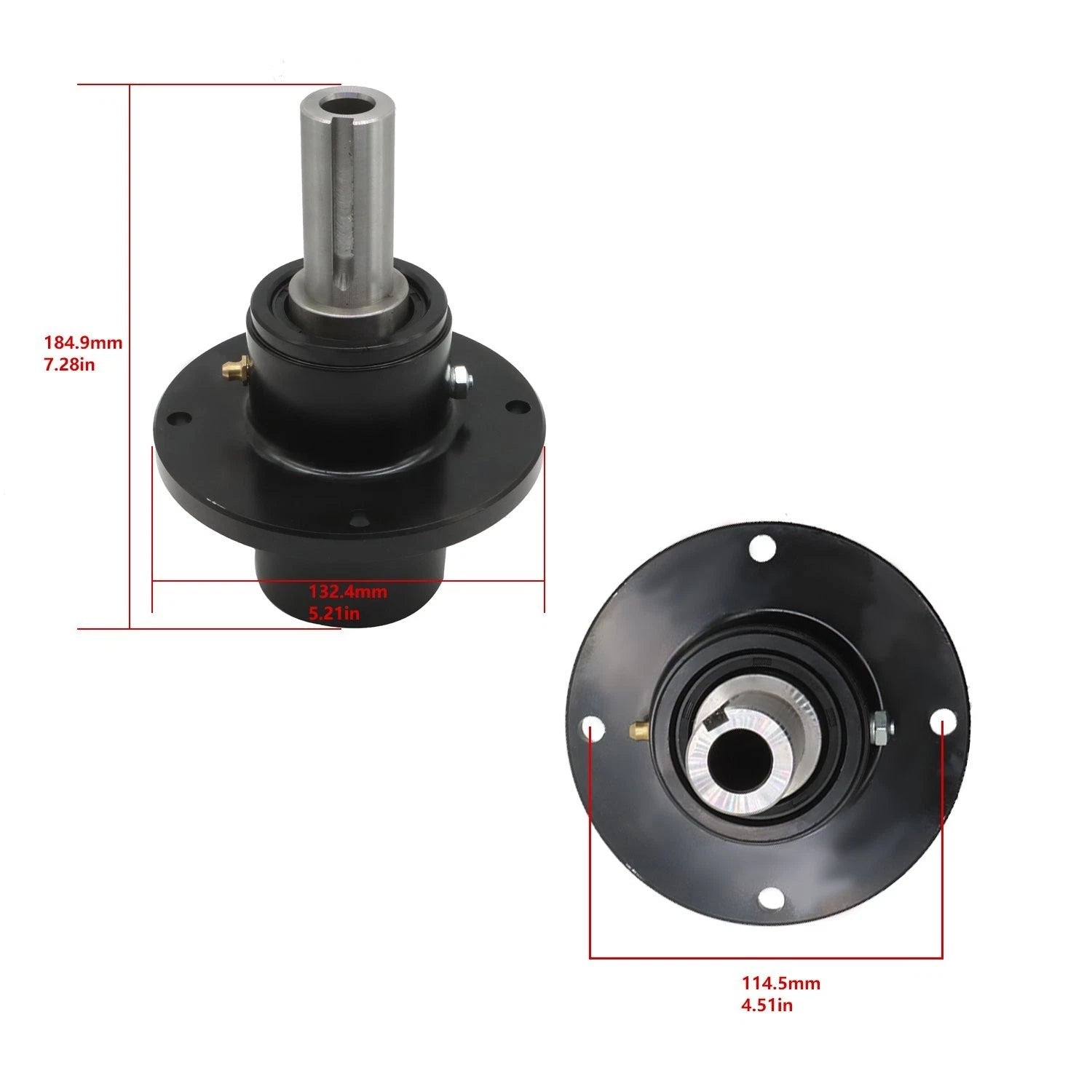 3 Pack Spindle Assembly for Scag 32" 26" 48" 52" 61" 72" Deck (N/A) 46020 461663