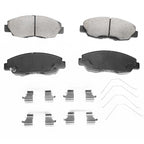 Set of 4 Front Ceramic Brake Pads for Honda Civic (2012–2015)