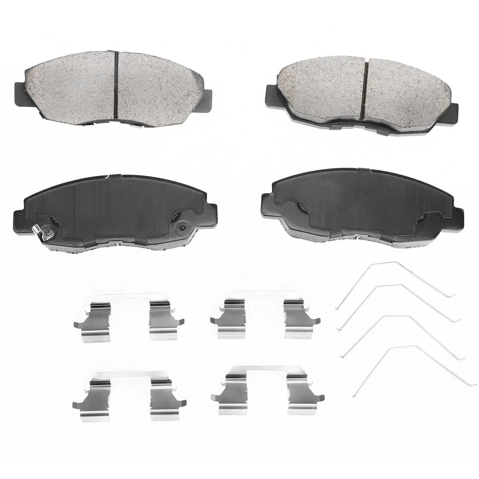 Set of 4 Front Ceramic Brake Pads for Honda Civic (2012–2015)