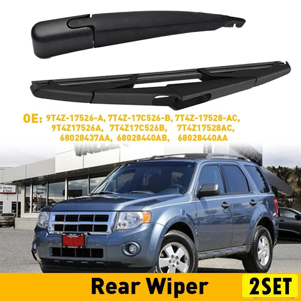 Set of 2 Rear Wiper Arm & Blade for Ford Escape (2008–2012) 8L8Z17526