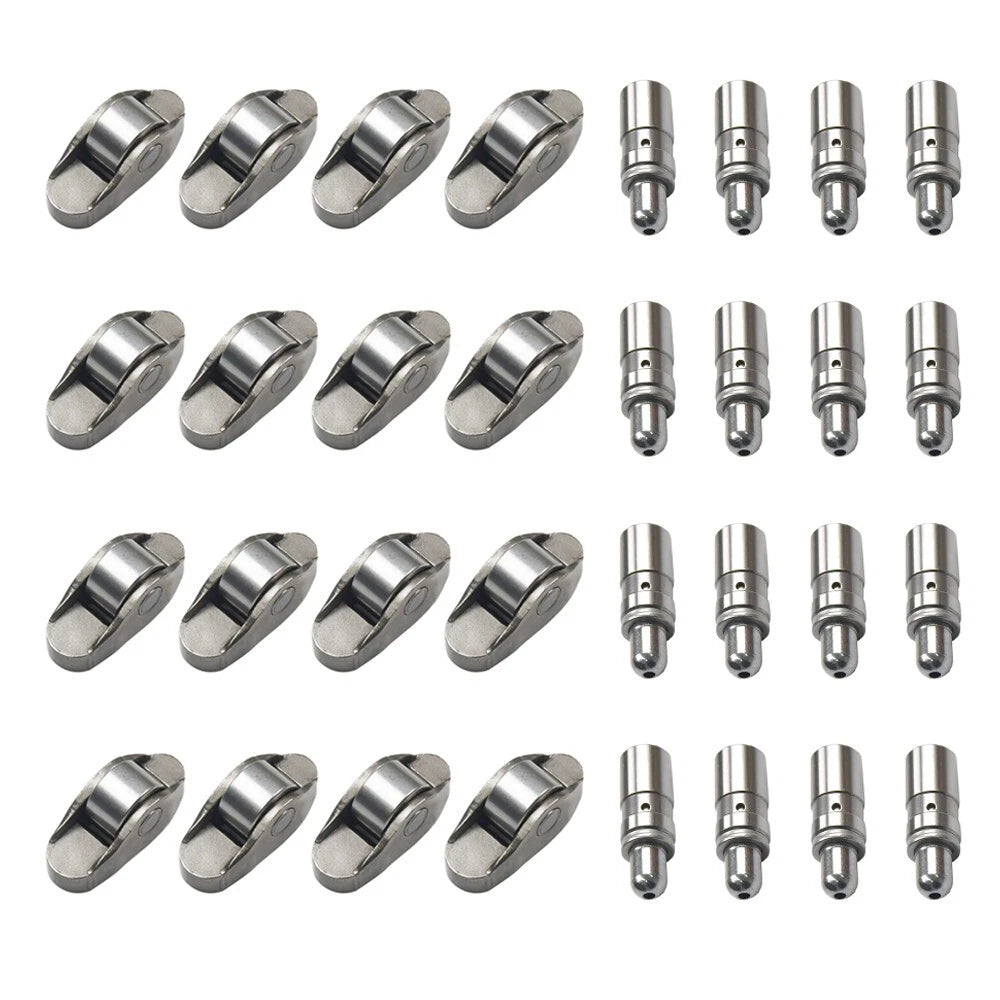 32pcs Rocker Arms & Valve Lifters Kit for Buick Cadillac Chevy Pontiac 24100005