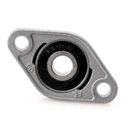 Mounted Block Cast Housing Self-aligning Pillow Ball Bearing 8x20x10mm