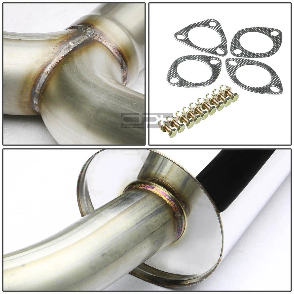 Cat-Back Exhaust System + Muffler Tip for Honda Accord 1998–2002 3.0L