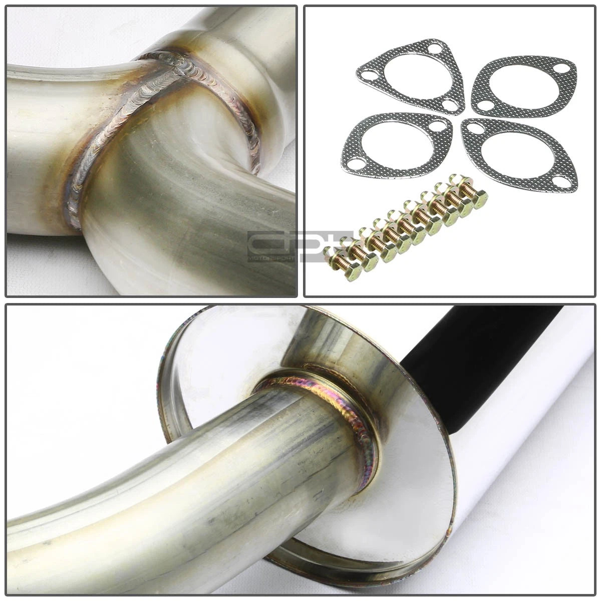 Cat-Back Exhaust System + Muffler Tip for Honda Accord 1998–2002 3.0L