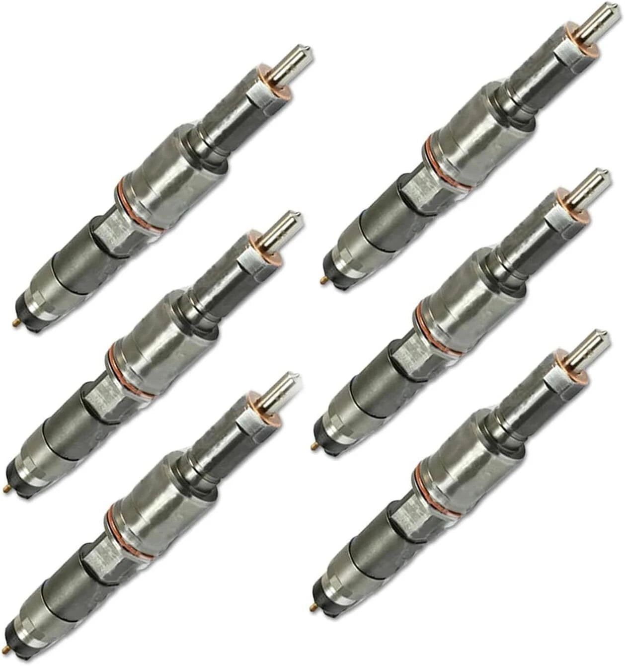 Set of 6 Fuel Injectors 0445120004 5010412093 for Renault Premium