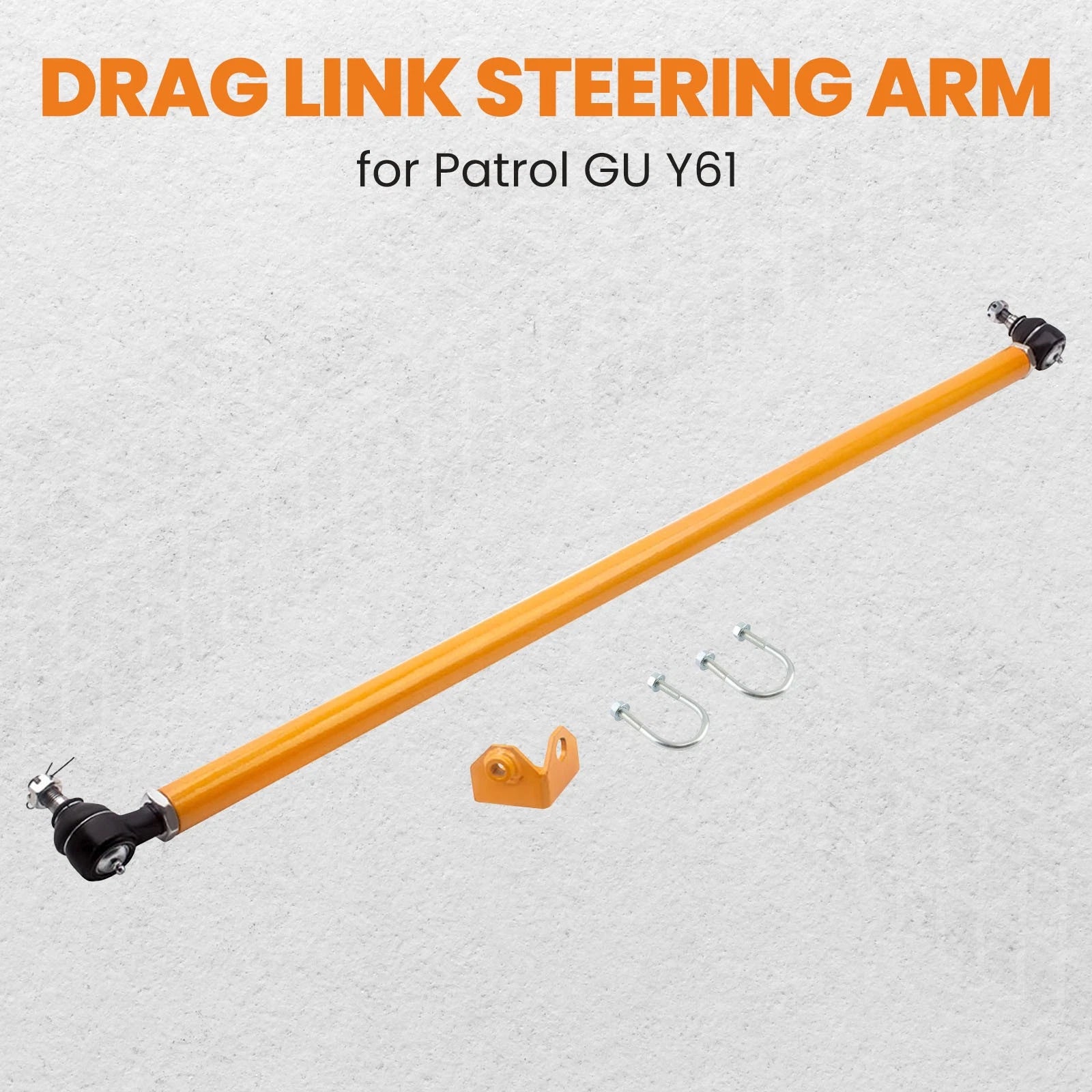 Adjustable Drag Link with Tie Rod Ends for Nissan Patrol GU (1997–2023)