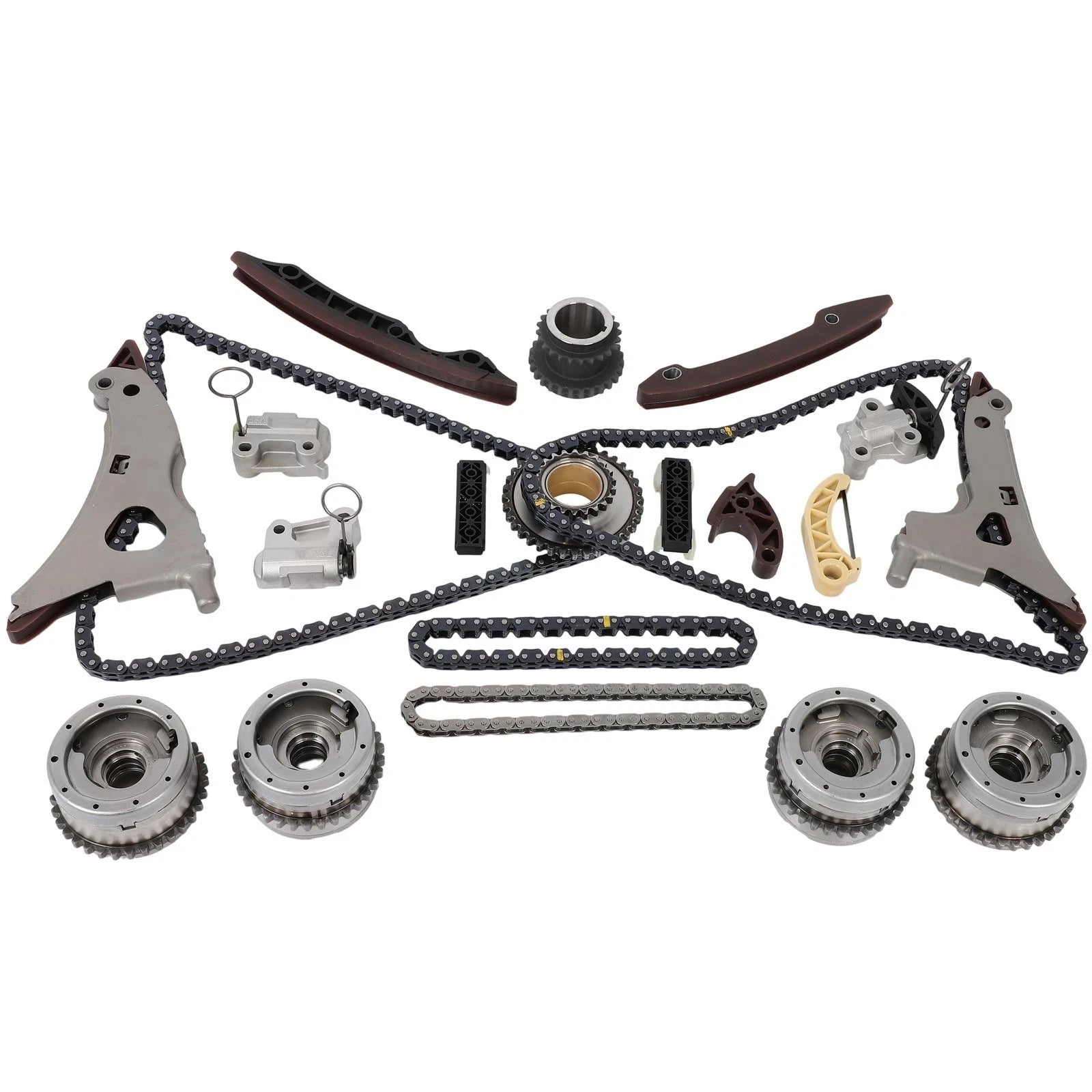 Camshaft Adjuster Timing Chain Kit for Benz W212 A207 W221 (3.0 3.5L)