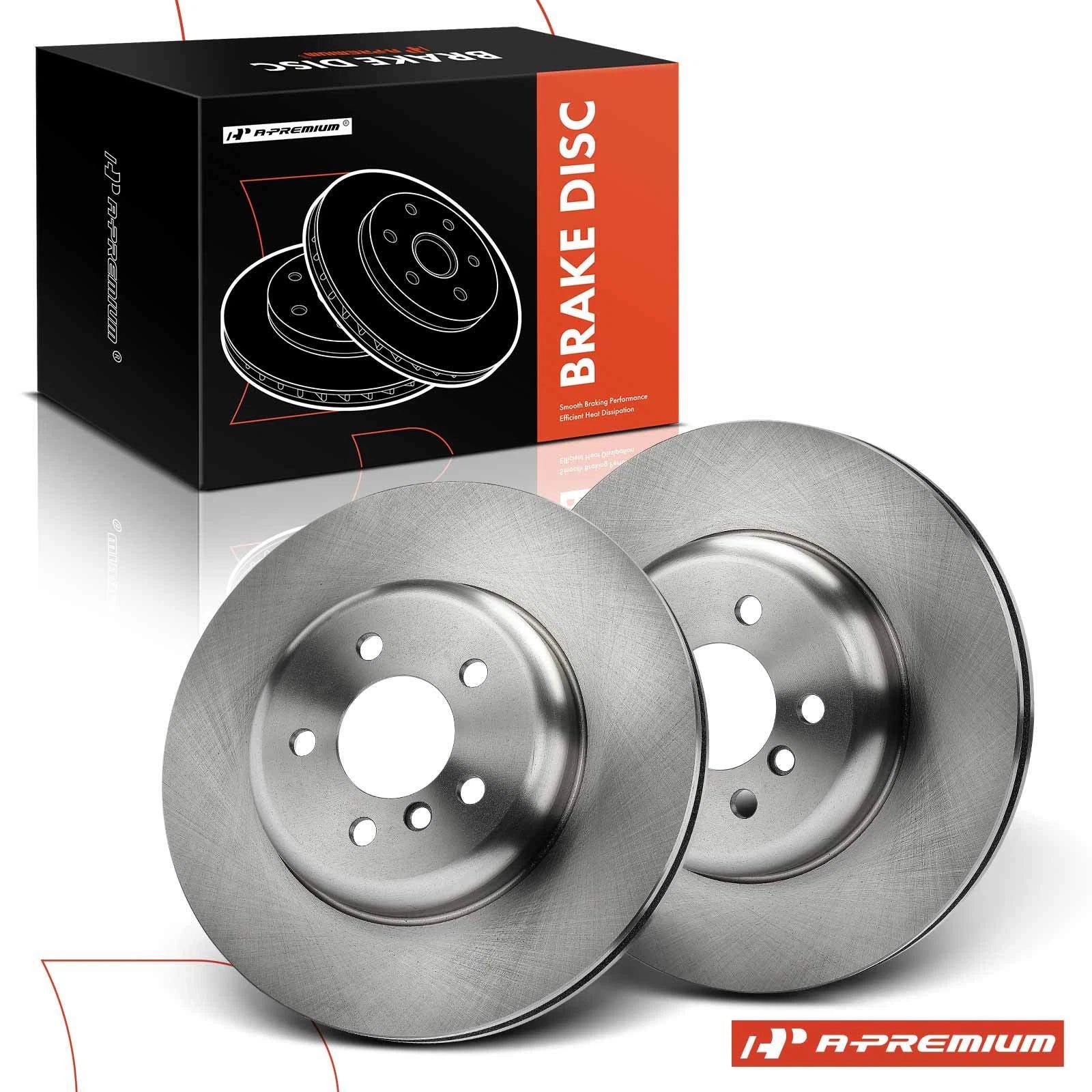 2X Front Disc Brake Rotors for BMW 535d 535i F10 640i xDrive F12 (2011–2017)