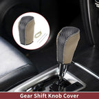 1Pc Gear Shift Knob Cover for Honda Inspire (2023) Beige Faux Leather