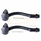 Set of 2 Front Outer Tie Rod Ends for Hyundai Accent (2006–2011)