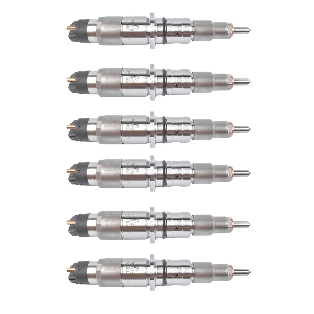 6X Fuel Injectors for Komatsu PC200-8 (QSB6.7, QSB5.9, QSB4.5)