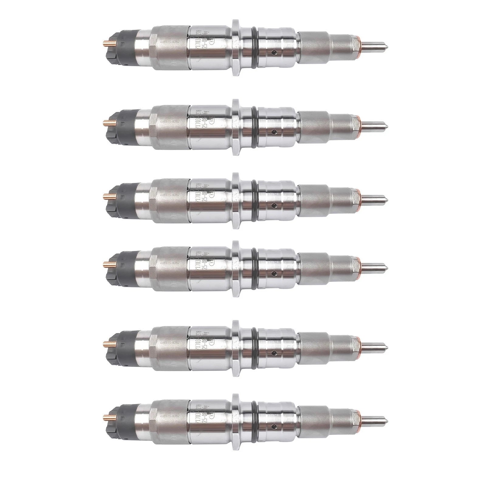 6X Fuel Injectors for Komatsu PC200-8 (QSB6.7, QSB5.9, QSB4.5)