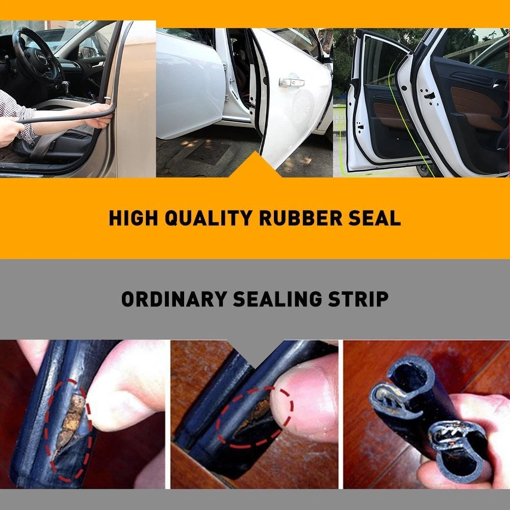 Universal Auto Rubber Seal Weather Strip for Cars (Universal Fit)