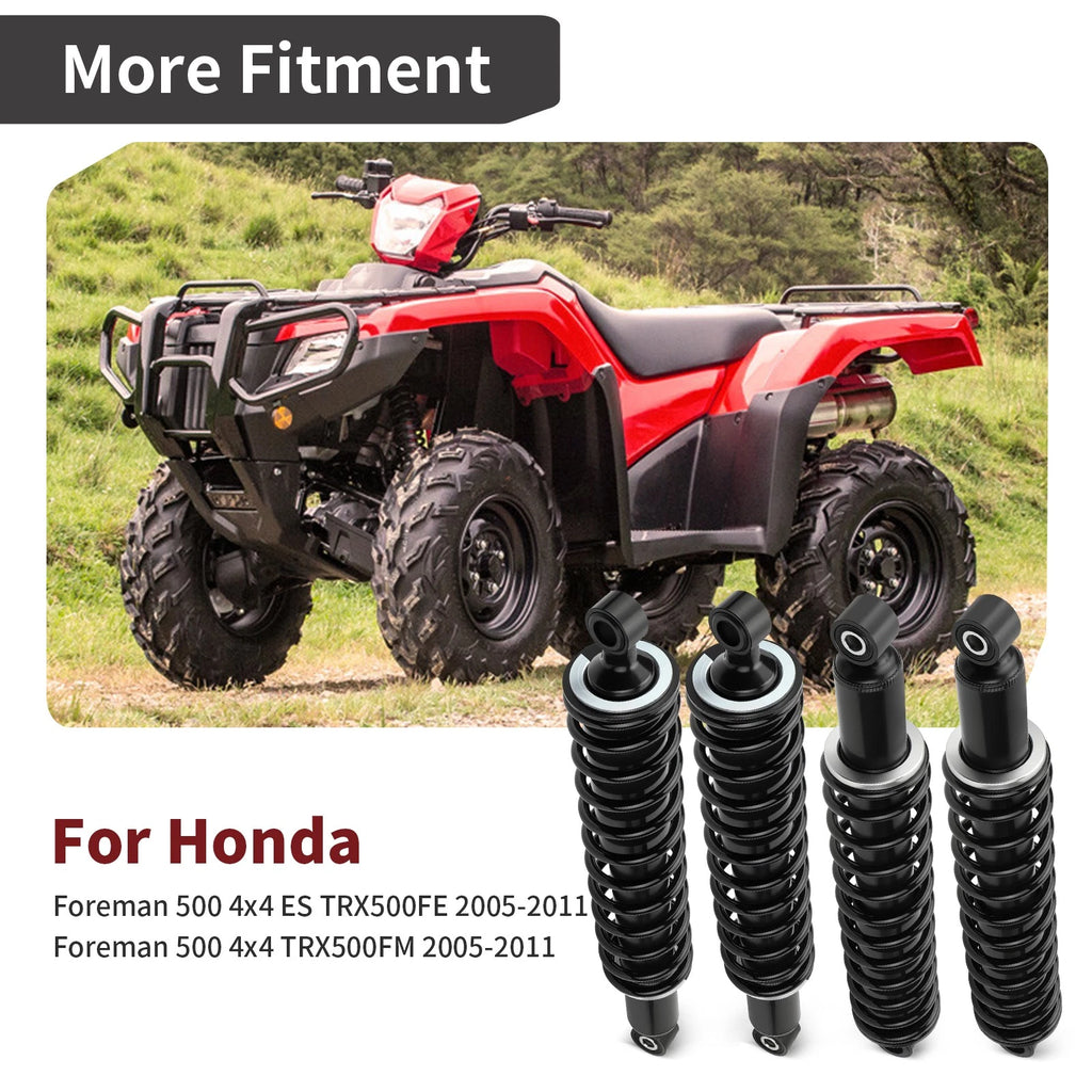 Set of 2 Front & Rear Shock Absorbers for Honda Foreman 500 FE/FM (2005–2011) 52400-HP0-A02