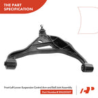 2X Front Lower Control Arm & Ball Joint for Chevy Tracker (1999-2004)