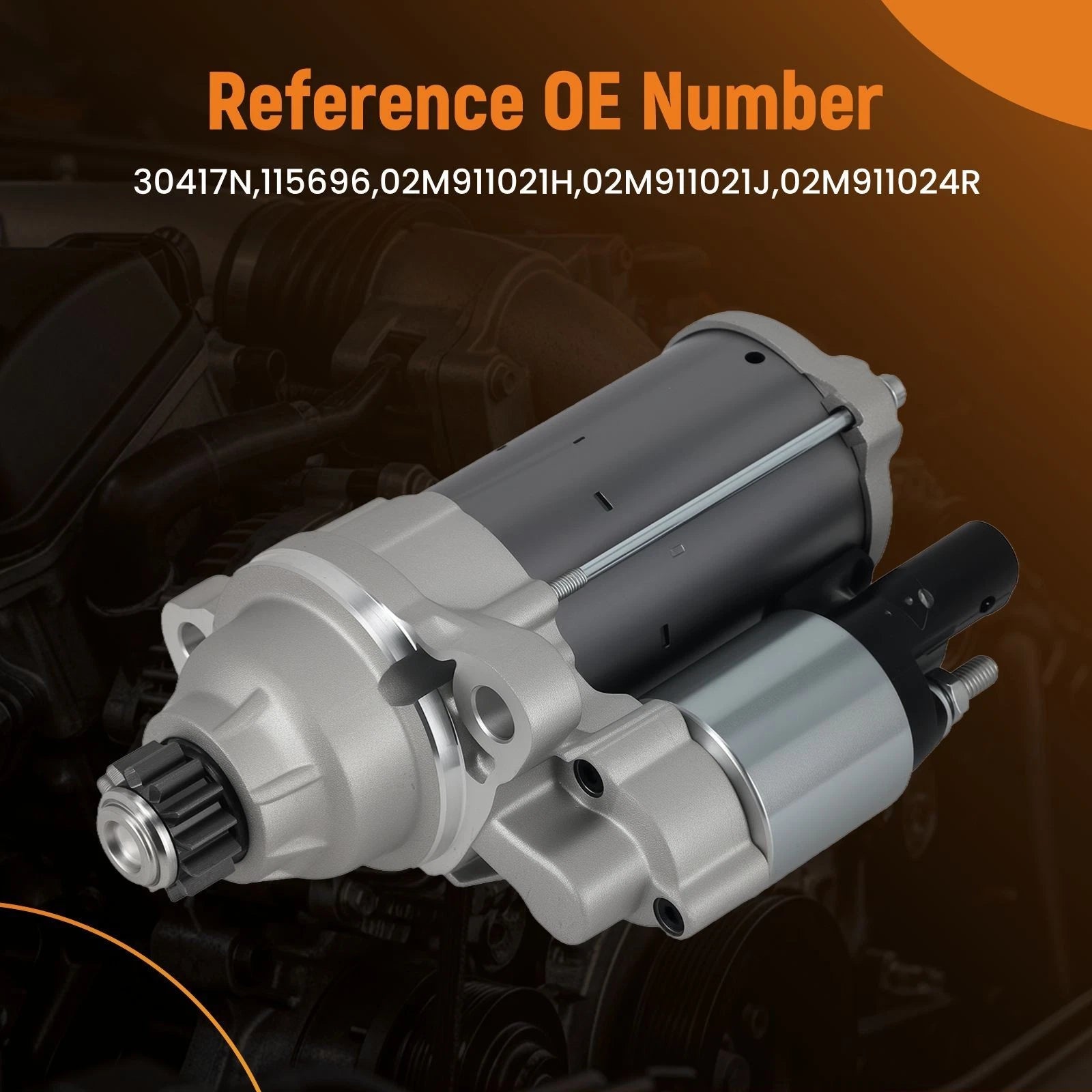Starter Motor for Volkswagen Atlas Beetle Golf Jetta Passat (2013–2020)