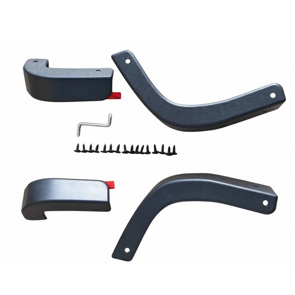 4X Mud Flap Delete for Chevrolet Silverado 1500 (2019–2024)
