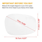Heated Mirror Glass Replacement for BMW 325i 135i (2001-2013)