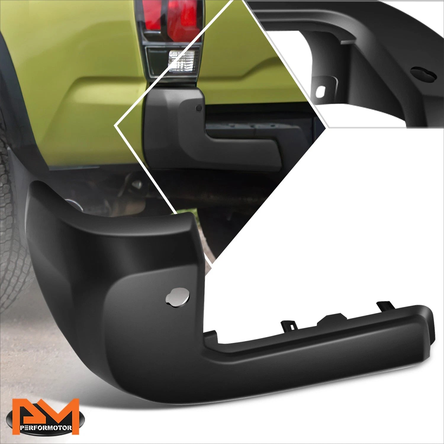 OE Style Rear Left Bumper End Cap for Toyota Tacoma (2016–2023)