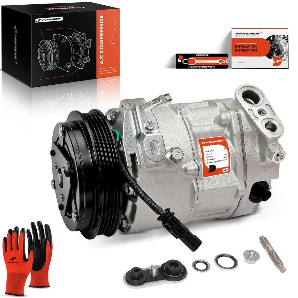 A/C Compressor with Clutch for Chevy Corvette (2023–2025) 4-Groove Pulley