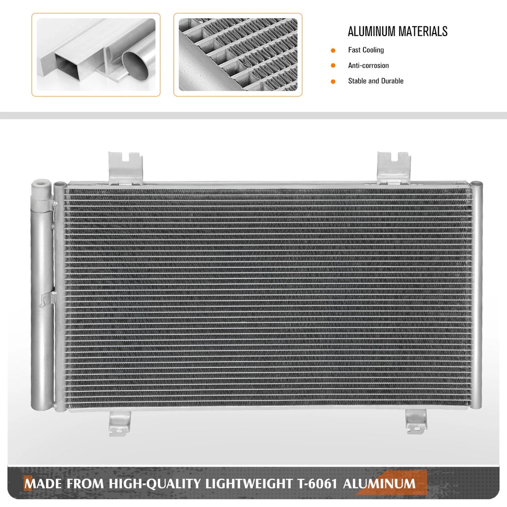 A/C Condenser for Lexus LS460 AWD (2007–2017) Aluminum Core Replacement