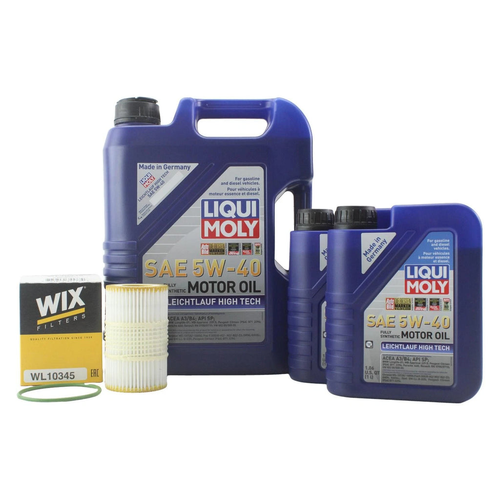 Oil Change Kit 7L Liqui Moly Leichtlauf 5W40 for Audi CREC/CREH (2009–2015)