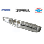 Replacement Chrome Steel Rear Step Bumper Face Bar For 2000-2006 Toyota Tundra