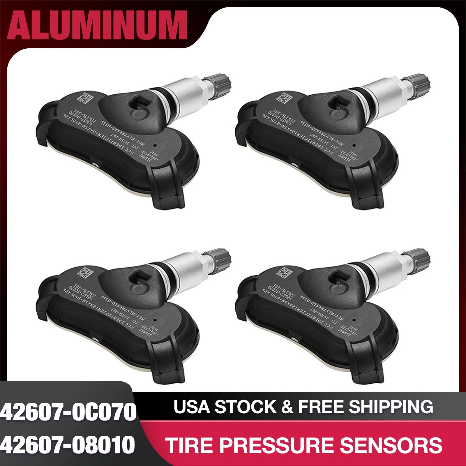 4PCS TPMS Tire Pressure Sensor for Toyota Tundra (2012–2017)