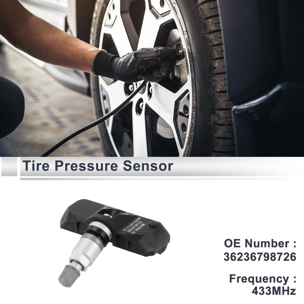 1 Pc Tire Pressure Sensor for BMW 128i 135i (2008-2010) 433MHz