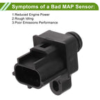 MAP Sensor for Chrysler Sebring (2001–2004) No. 4896131AA