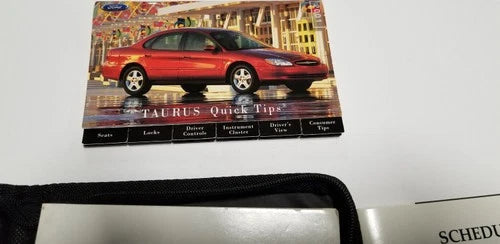 Owners Manual Kit for Ford Taurus (2001) OEM with Case