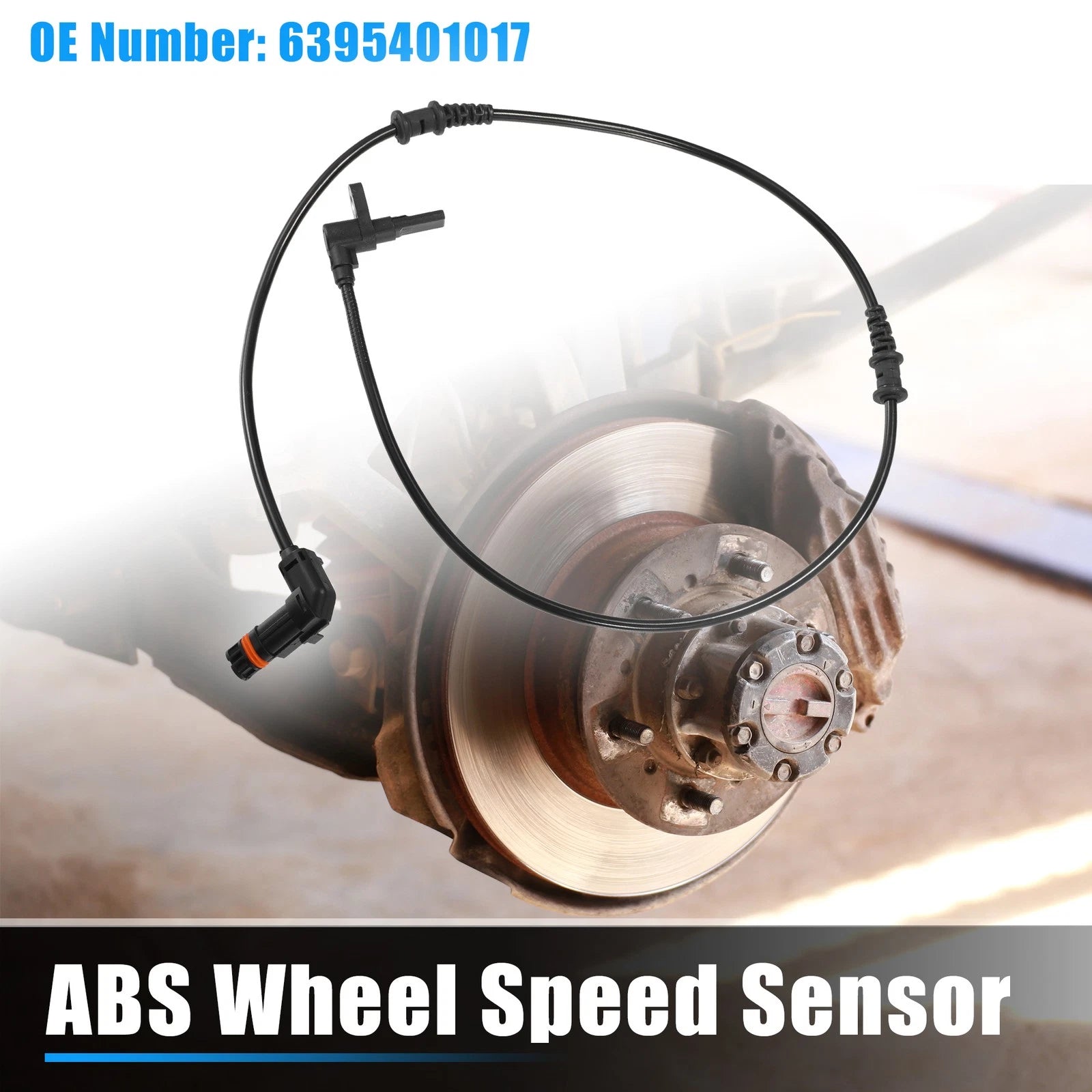 1 Pcs ABS Wheel Speed Sensor for Mercedes-Benz (No. 6395401017)