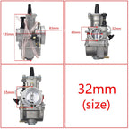 32mm Carburetor for PWK32 Keihin KOSO OKO Dirt Pit Bike ATV Go Kart (All Years)