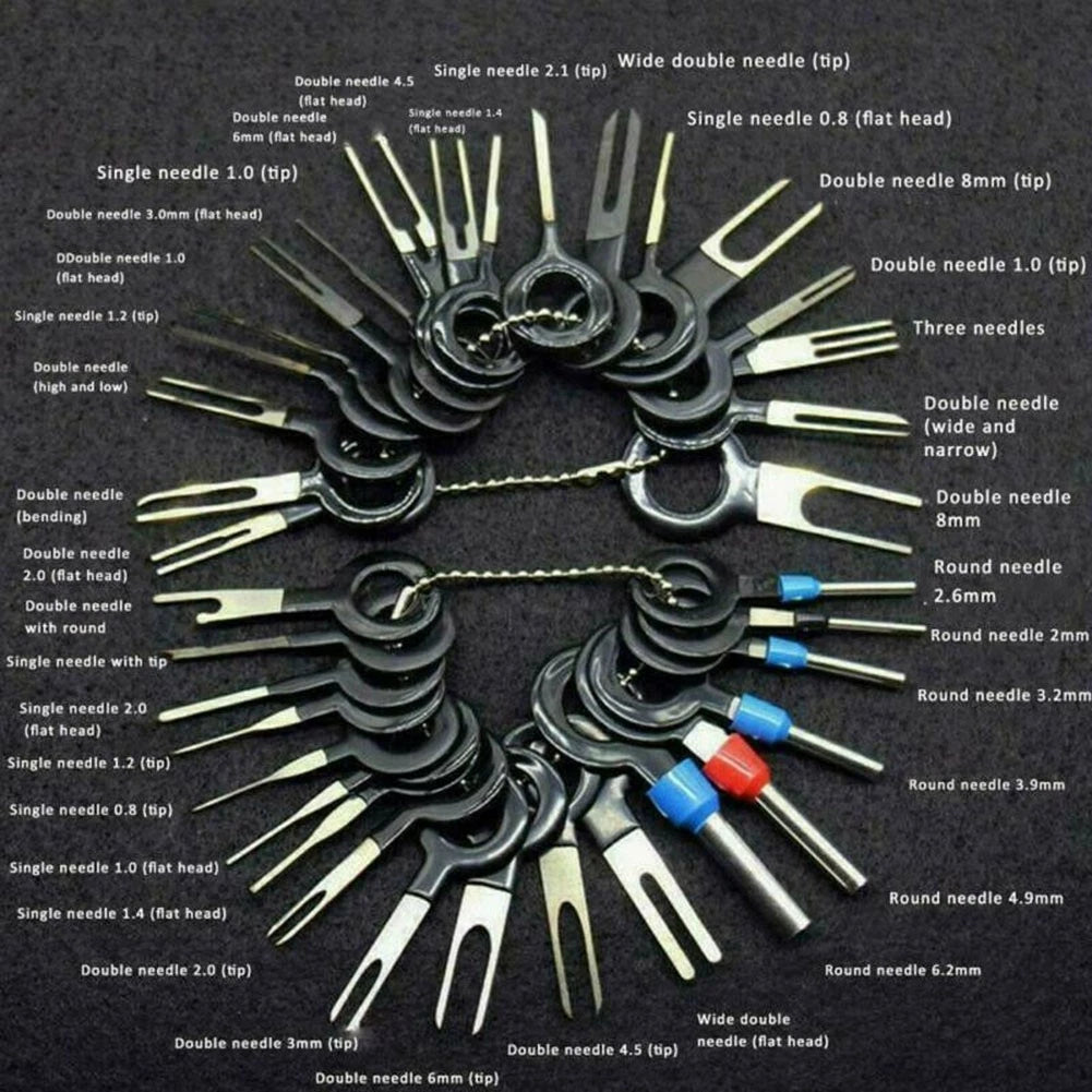 Crimp Terminal Removal Tool Connector Pin Kit for Automotive