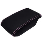 Console Armrest Cover for Lexus IS300 (2001–2005) Carbon Fiber Pink Stitch