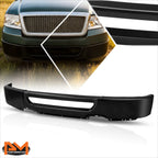 Front Bumper Face Bar for Ford F-150 (2006–2008) Primered Black w/o Fog Light Holes