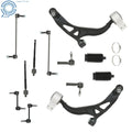 Set of 12 Front Lower Control Arm Ball Joint Tie Rod Ends for Ford Explorer (2011–2017)