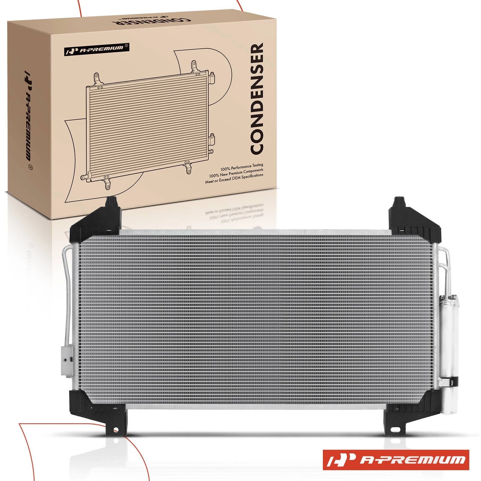 A/C Condenser with Bracket & Receiver Drier for Mitsubishi Outlander PHEV (2014–2021)