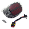 Tail Brake Lights for Harley Dyna Sportster XL1200 XL883 (Clear Lens)