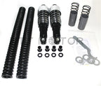 Chrome Slammer Shocks + Fork Springs for Harley Dyna FXD (2006–2014)
