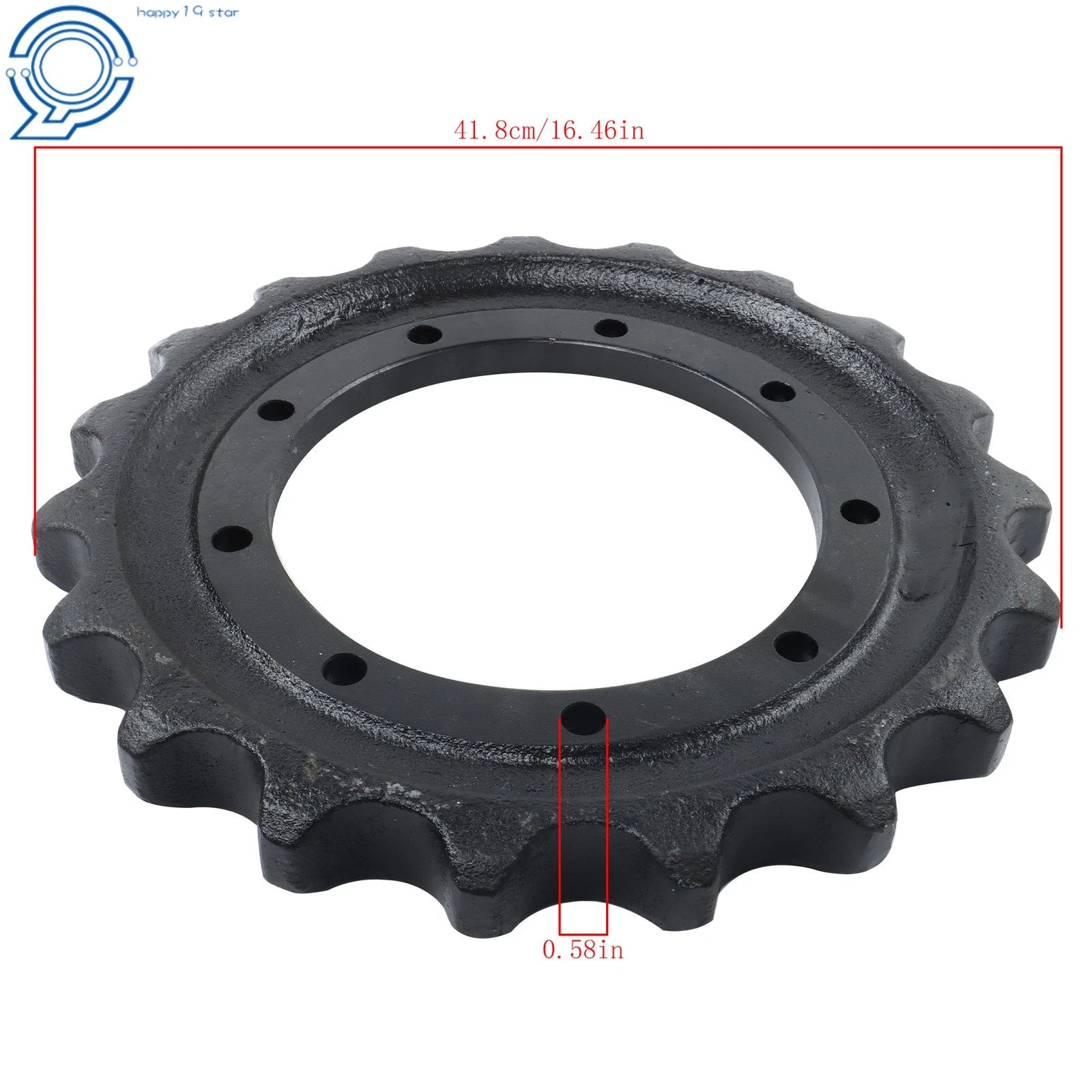 Rear Sprocket for Kubota U55 U55-4 KX057-4 KX161-3 KX057-5 U45S (2015–2023)