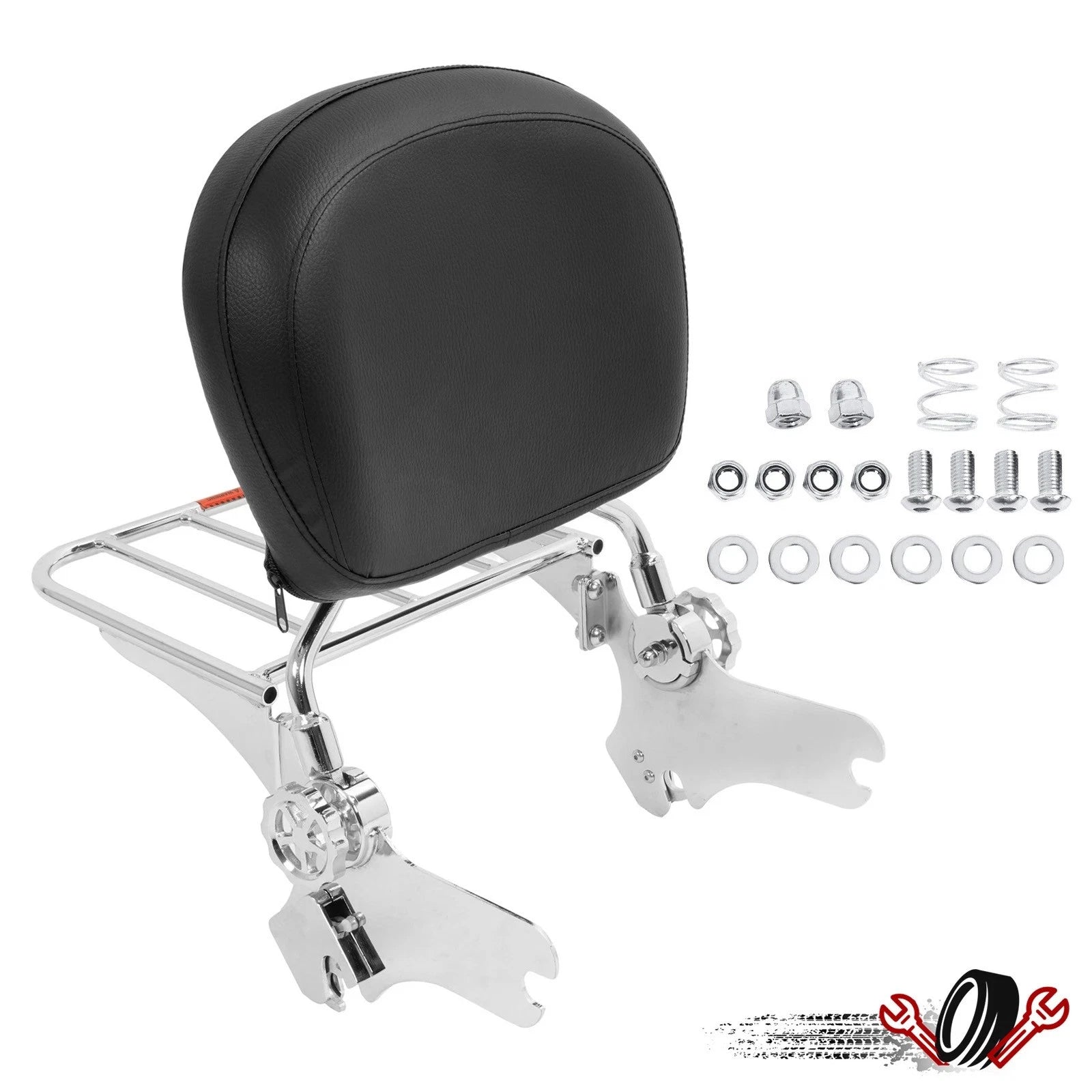 Sissy Bar Luggage Rack for Harley Touring Road King Electra Glide (1997–2008)