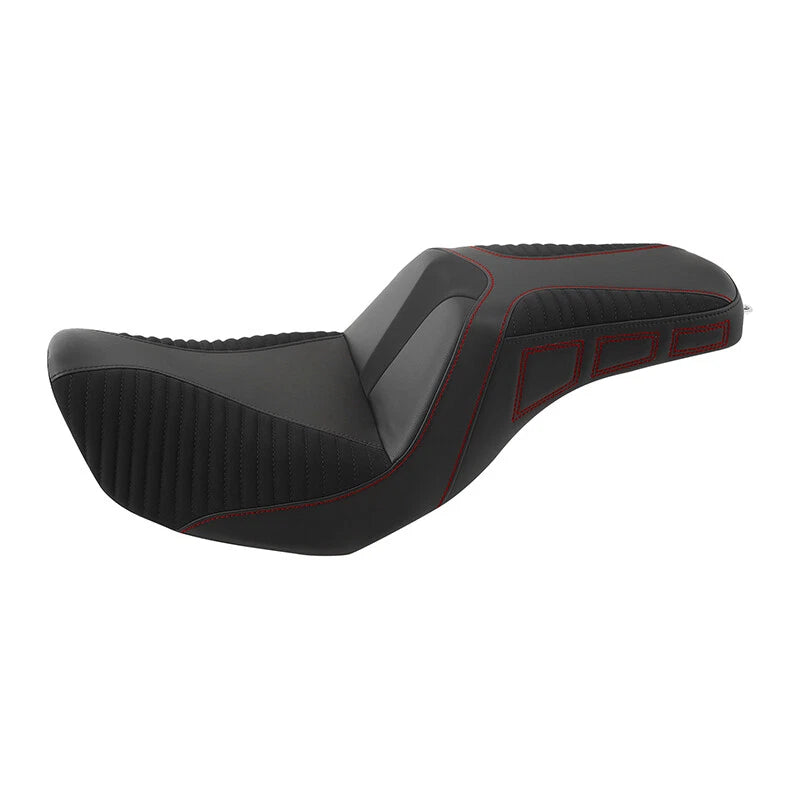 Driver Passenger Seat for Harley Dyna Super Glide FXDC Low Rider FXDL (2006–2017)