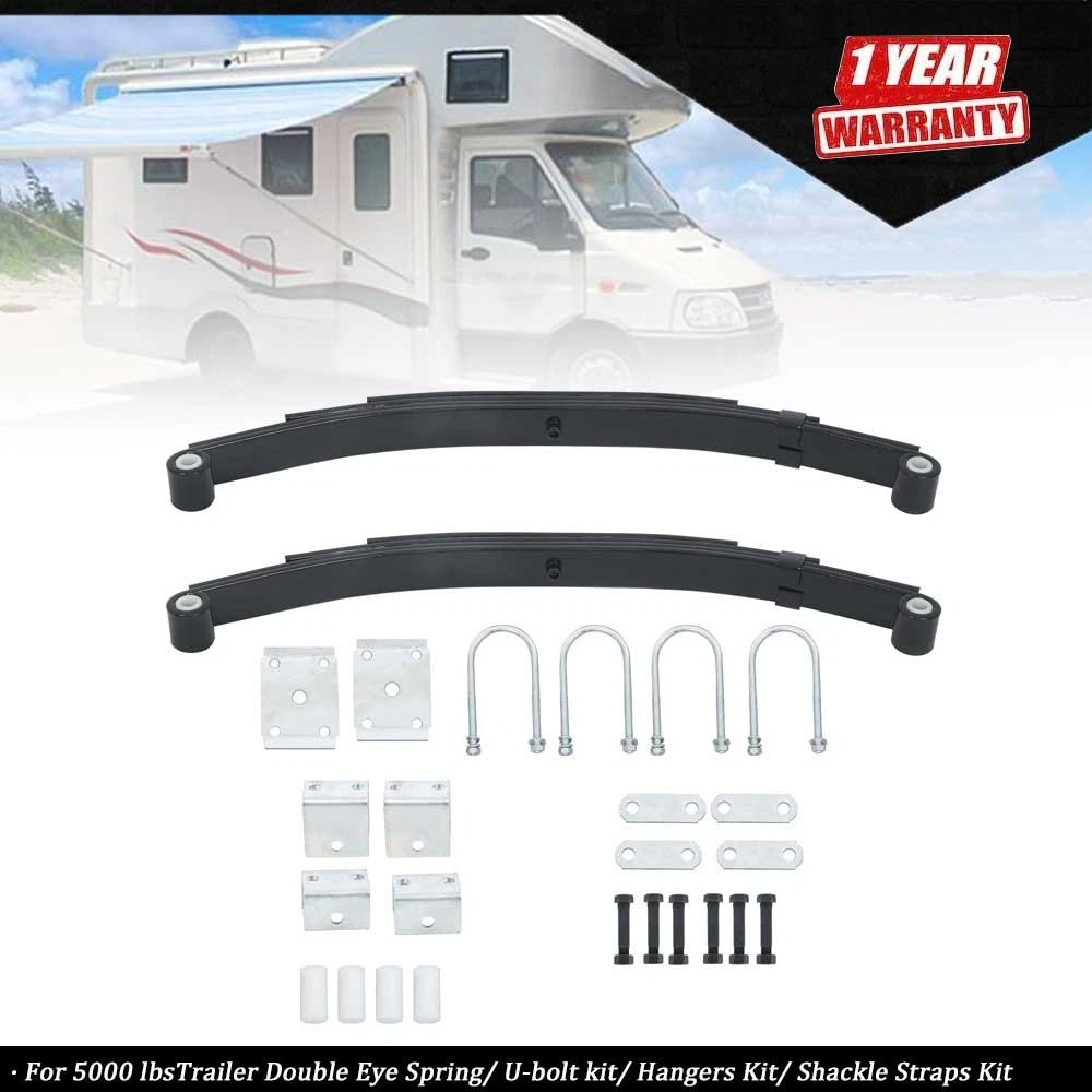 Single Trailer Axle Suspension Kit for Trailer (5000lb Capacity)