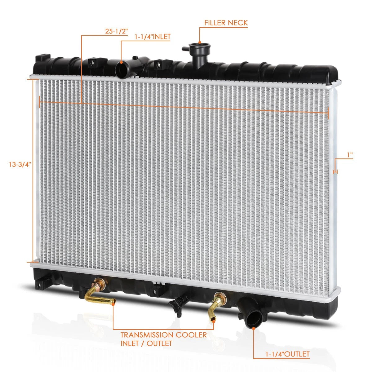 Aluminum Cooling Radiator for Ford Expedition F150 Mark LT (2004–2008)