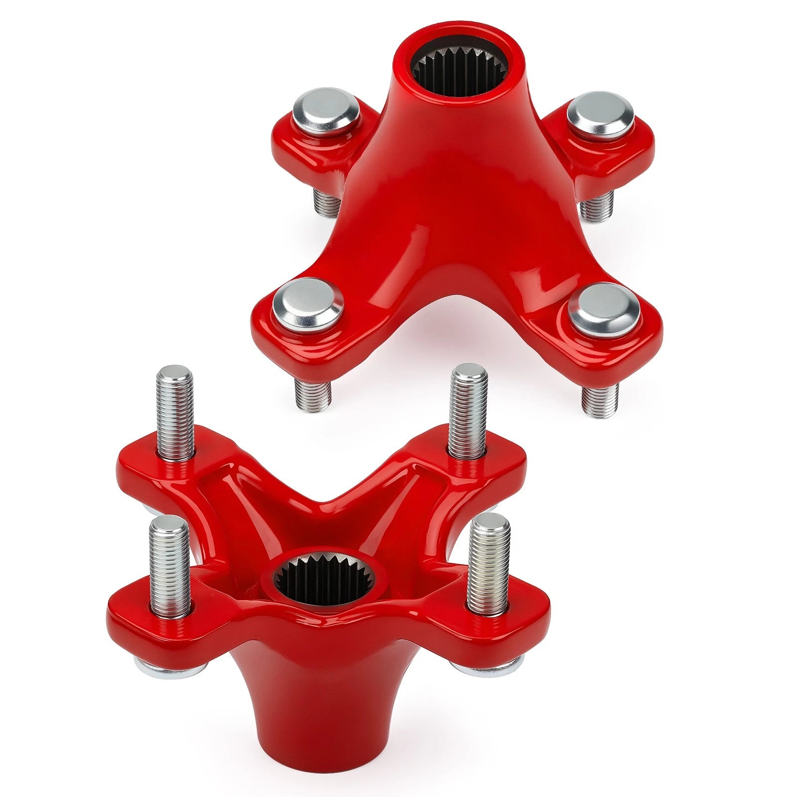 2X Rear Red Wheel Hub for Honda TRX450R (2004–2009) / TRX450ER (2006–2009, 2013–2014)