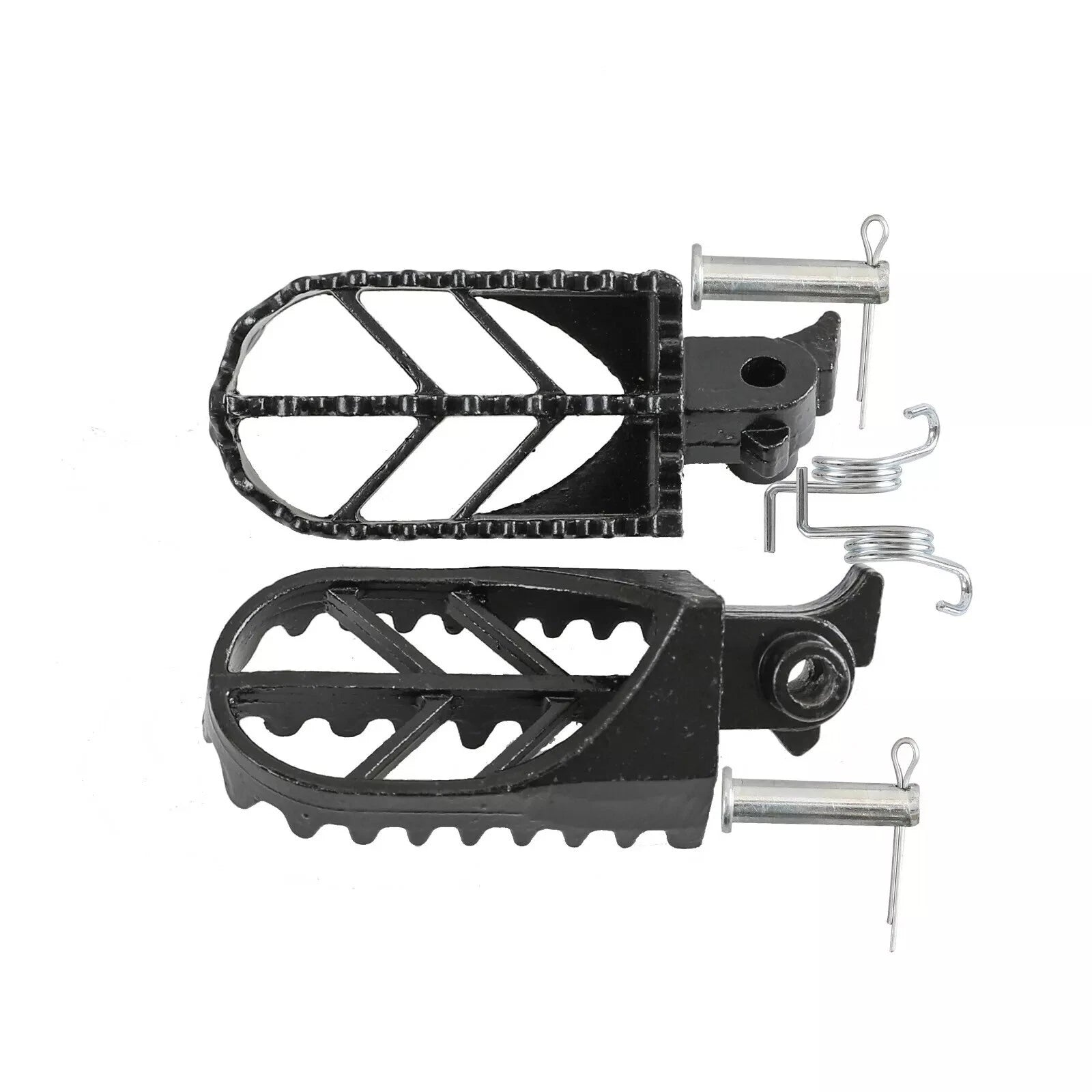 Steel Universal Folding Foot Pegs for Dirt Pit Bike Motorcycle (Universal)