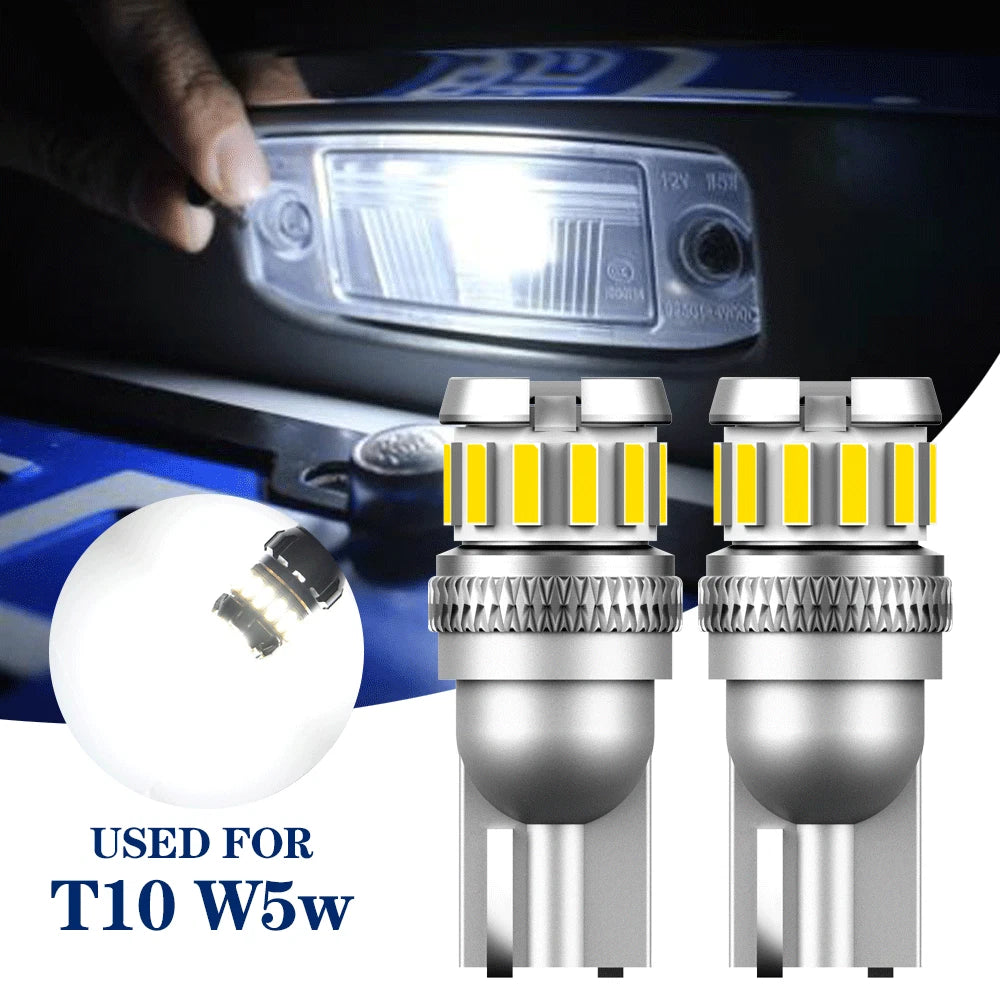 Canbus LED License Plate Light Bulb 168 194 2825 2821 T10 for Universal
