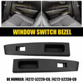 Rear LH RH Master Power Window Bezel Switch Trim for Toyota Yaris (2012–2014)